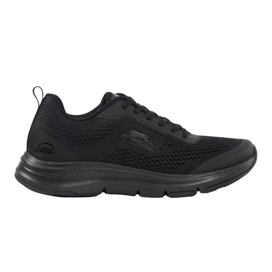 Slazenger Heren Curve Support Mesh Trainers (Zwart) - Image 1