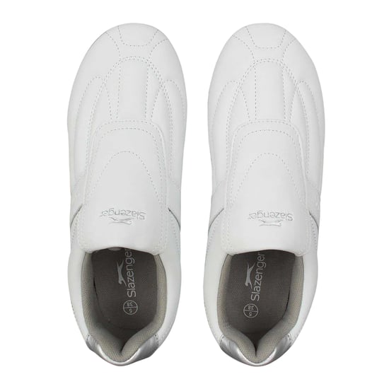 Slazenger Womens/Ladies Warrior Leather Trainers (White) - Image 4