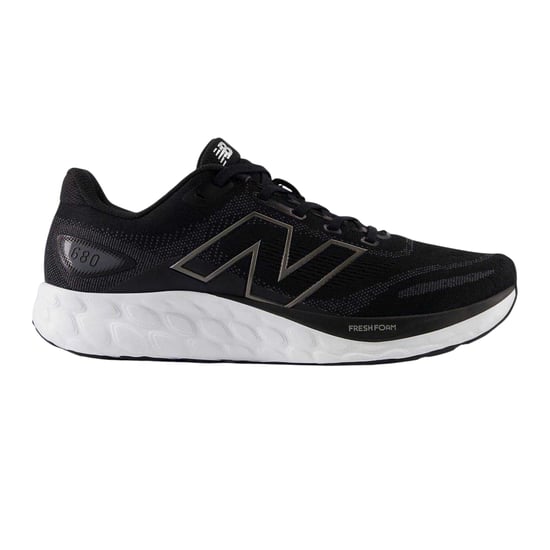 New Balance Heren 680 V8-sportschoenen (Zwart, Wit) - Image 2