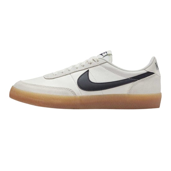 Nike Womens/Ladies Leather Flat Trainers (White/Grey/Gum) - Image 2
