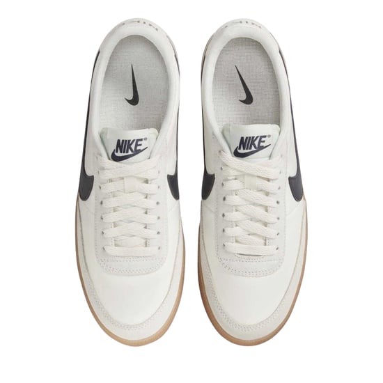 Nike Womens/Ladies Leather Flat Trainers (White/Grey/Gum) - Image 3