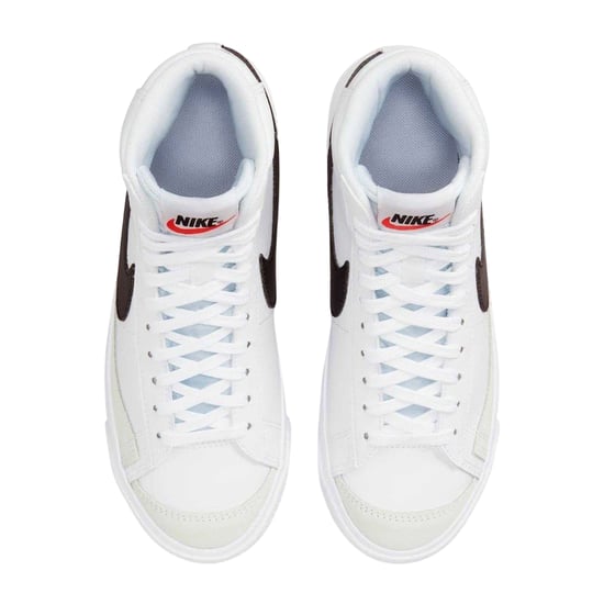 Nike Kinderen Blazer 77 Leer Hoge Sneakers (Wit/ZWart) - Image 4