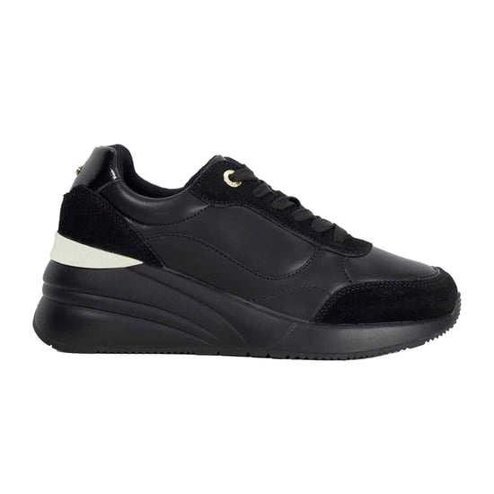 Dune London Womens/Ladies Elatie Hidden Leather Trainers (Black) - Image 1