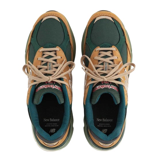 New Balance Dames/Dames Leren Trainers (Wit/Grijs) - Image 4