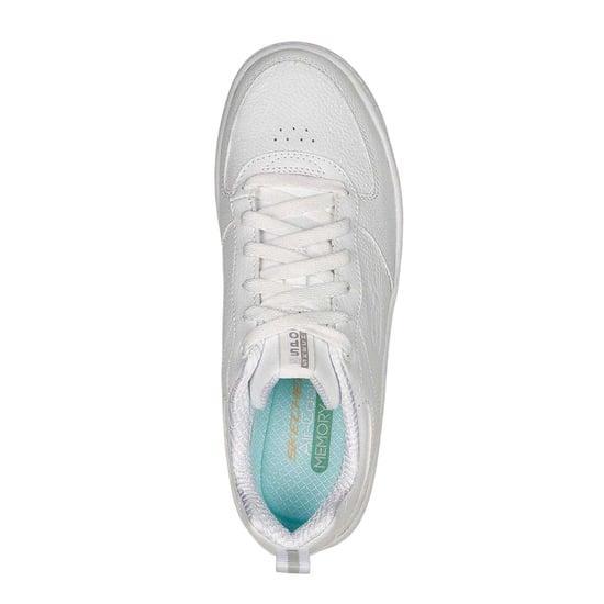 Skechers Dames/Dames Sport Court 92 Illustrious Leren Trainers (Wit) - Image 3
