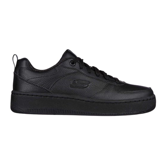 Skechers Dames/Dames Sport Court 92 Illustrious Leren Trainers (Zwart) - Image 1