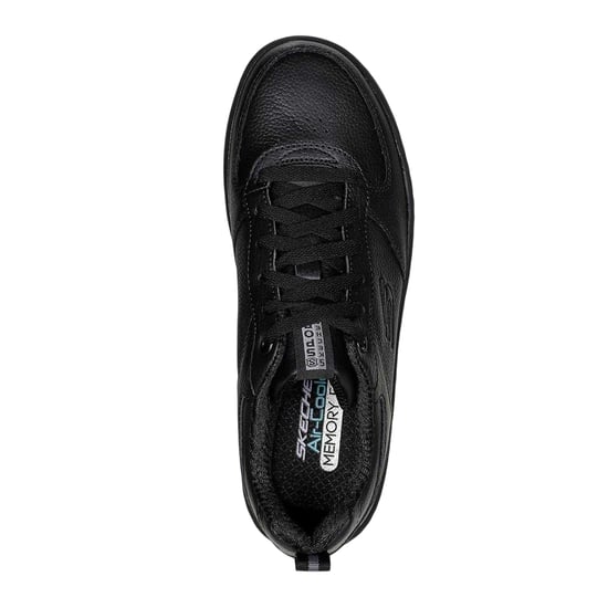 Skechers Dames/Dames Sport Court 92 Illustrious Leren Trainers (Zwart) - Image 3