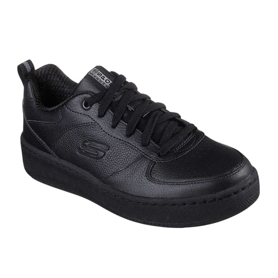 Skechers Dames/Dames Sport Court 92 Illustrious Leren Trainers (Zwart) - Image 5