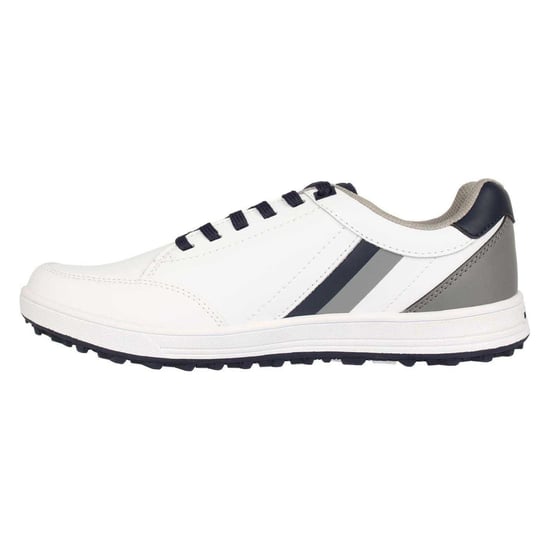 Slazenger Heren Leren Casual Golf Schoenen (Wit) - Image 2