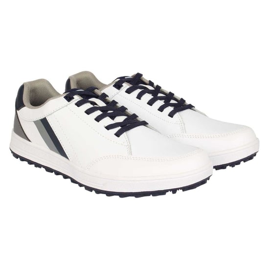 Slazenger Heren Leren Casual Golf Schoenen (Wit) - Image 5