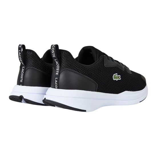 Lacoste Heren Neo Runbase Leren Sportschoenen (Zwart/Wit) - Image 2