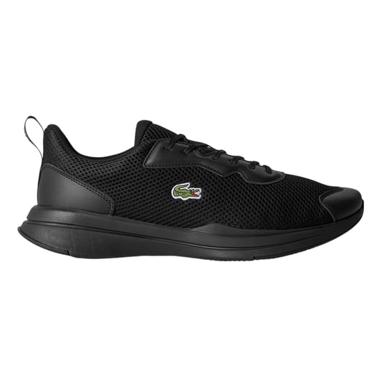 Lacoste Heren Neo Runbase Leren Sportschoenen (Zwart) - Image 3