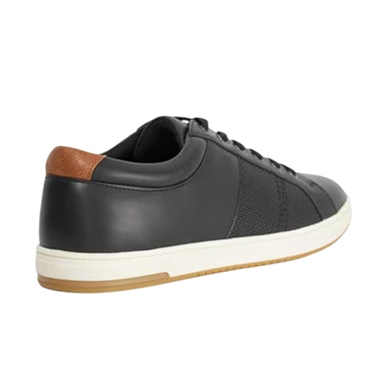 Dune London Mens Trez Canvas Low Cut Flat Shoes (Black) - Image 2