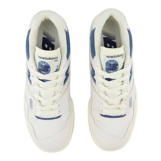 New Balance Dames/Dames BB550 Leren Trainers (Wit) - Image 3