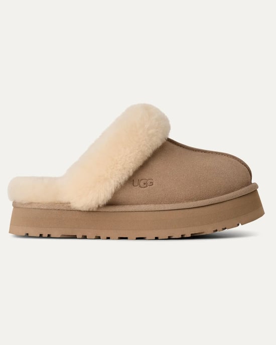 Disquette Logo Detail Slipper in Tan - Image 2