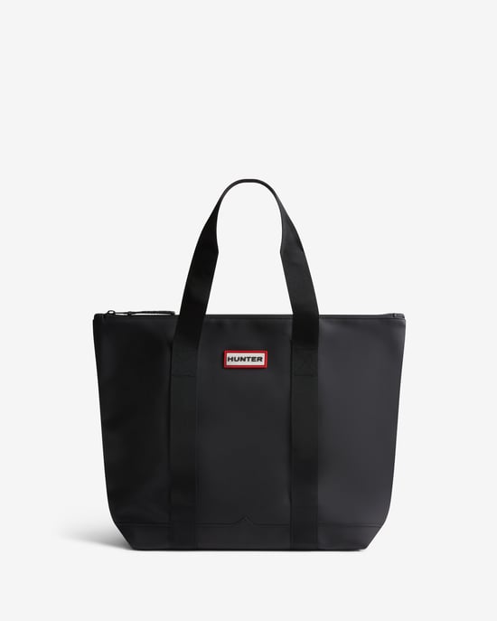 Cullen Logo Detail Tote Bag in Black - Image 1