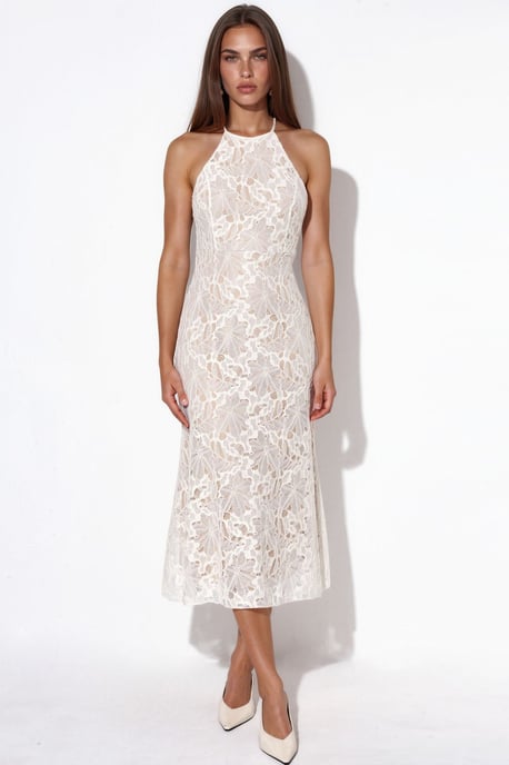 Halterneklace Midi-jurk - Image 1