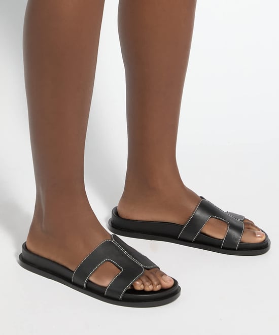 Dune Ladies Loupas - Flat Cushioned Sole Sandals - Image 3