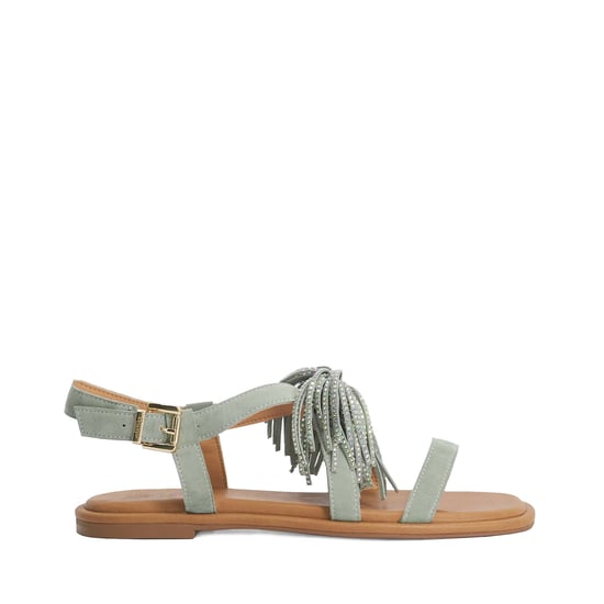 Dune Ladies Lysia - Suede Tasselled Sandals - Image 2