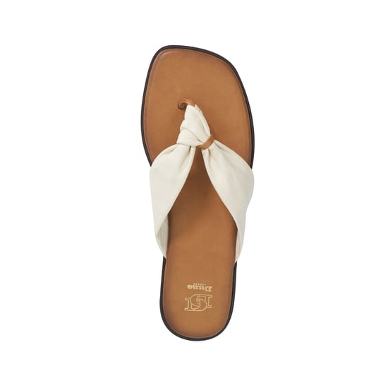 Dune Ladies Looks - Leather Toe Post Flip Flop Sandals - Image 4