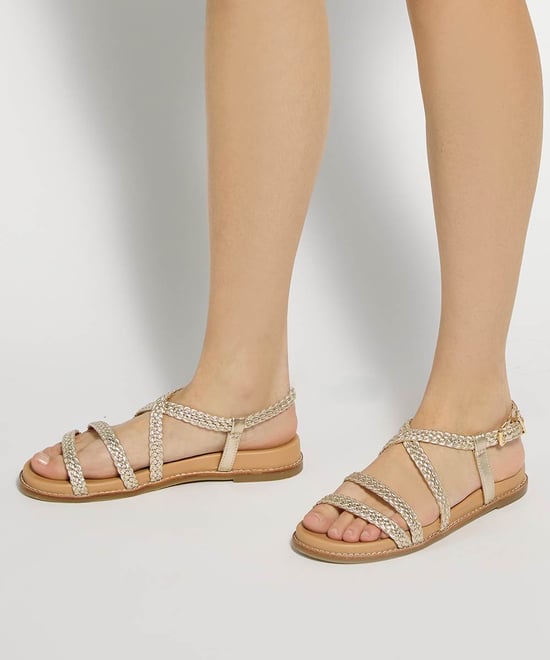 Dune Ladies Laite - Braided Flat Sandals - Image 3
