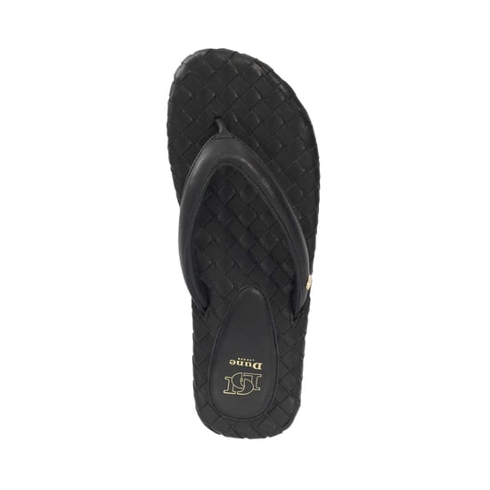 Dune Ladies Lunare - Leather Woven Thong Sandals - Image 4