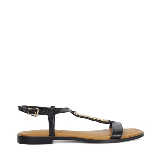 Dune Ladies Lollipops - Leather Chain Detail Open Toe Sandals - Image 2