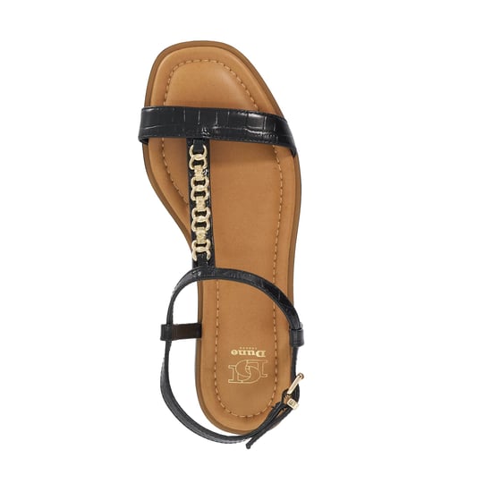 Dune Ladies Lollipops - Leather Chain Detail Open Toe Sandals - Image 4
