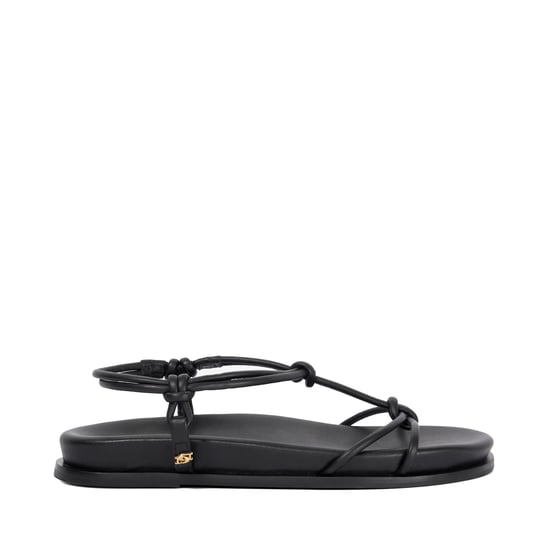 Dune Ladies Launa - Leather Knotted Strap Flat Sandals - Image 2