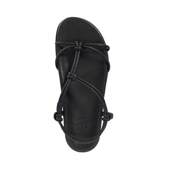 Dune Ladies Launa - Leather Knotted Strap Flat Sandals - Image 4