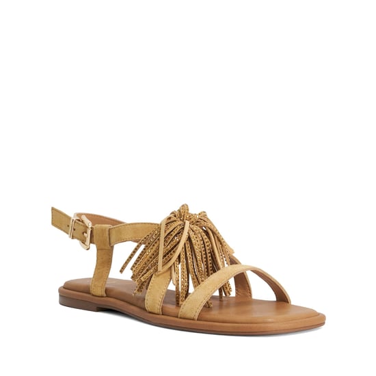 Dune Ladies Lysia - Suede Tasselled Sandals - Image 1