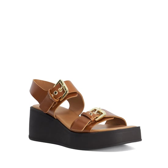 Dune Ladies Karola - Wedge Double Buckle Sandals - Image 1