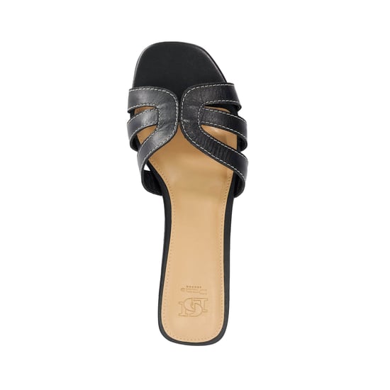 Dune Ladies Larrissa - Flat Leather Slip On Sandals - Image 4