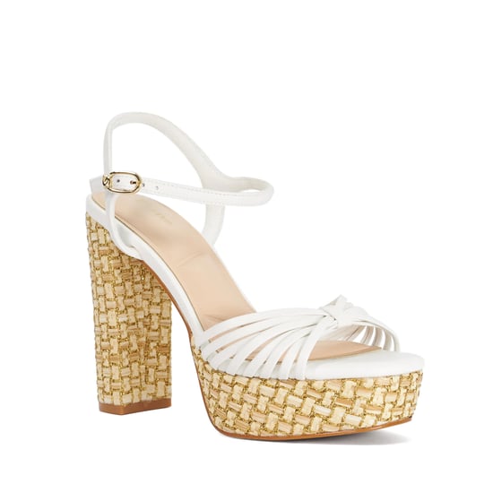 Dune Ladies Minogue - Raffia Platform Heels - Image 1