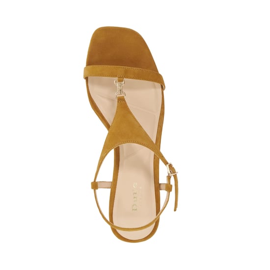 Dune Ladies Monacos - Leather Kitten Heel T-Bar Sandals - Image 4