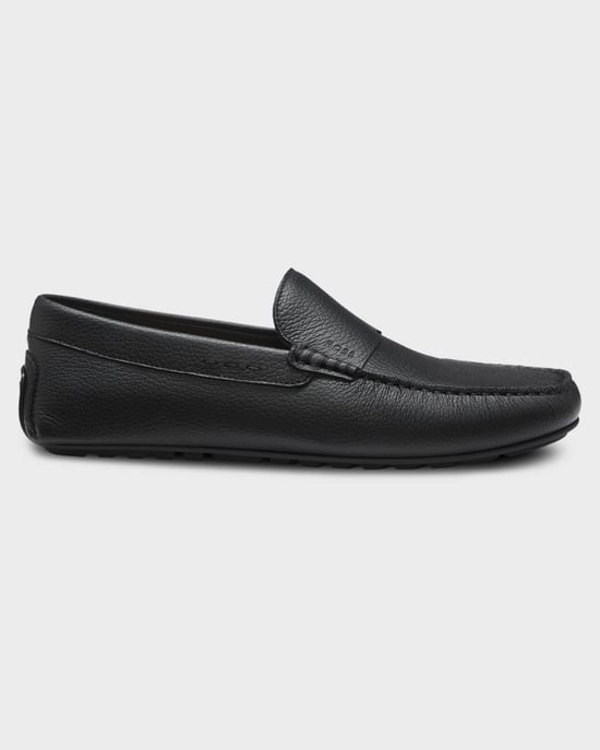 Noel Logo Detail Loafers in Black - Image 2