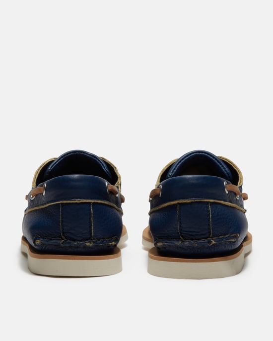 Boat Shoe in Dark Blue - Image 2