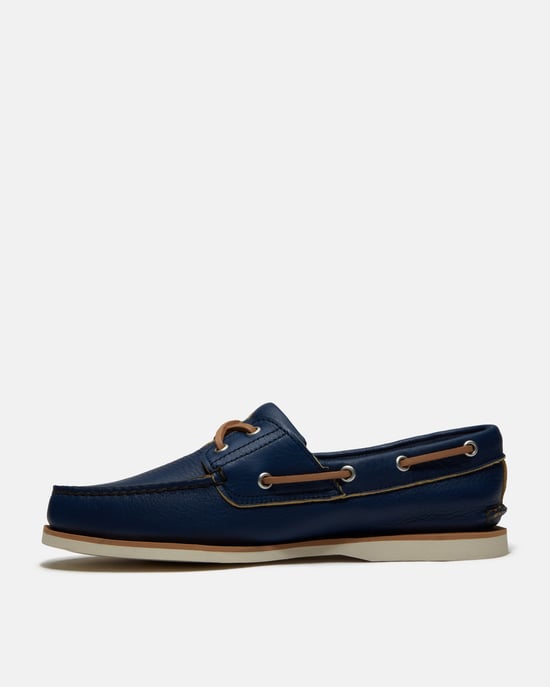 Boat Shoe in Dark Blue - Image 3