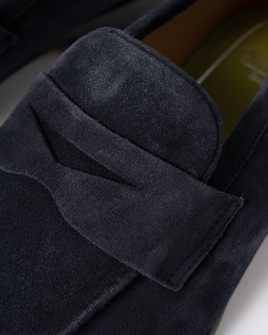 Keyworth Stiched Detail Loafers in Dark Grey - Image 4