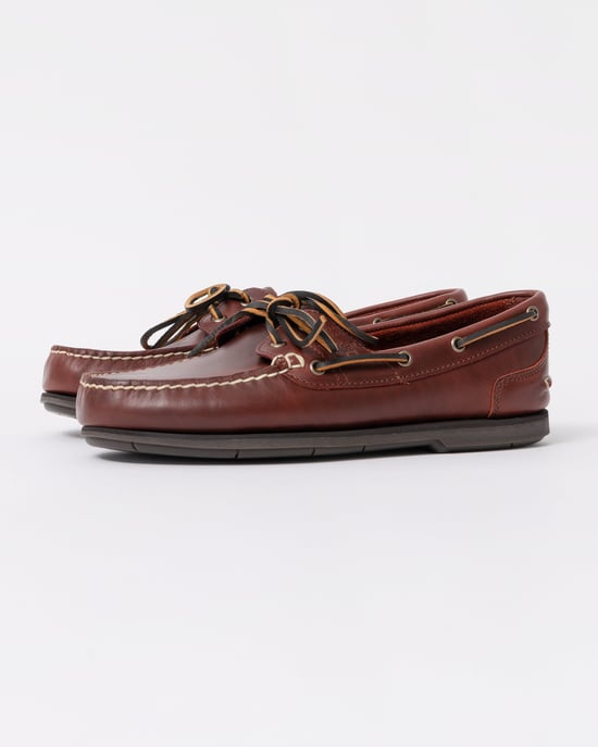 Boat Shoe in Brown - Image 1