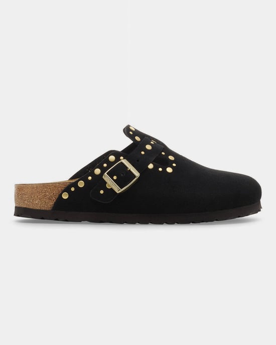 Boston Black Clogs in Black - Image 3