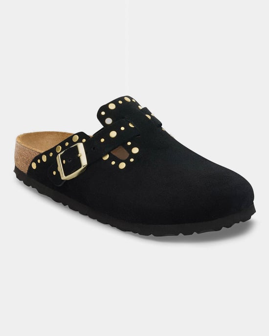 Boston Black Clogs in Black - Image 5
