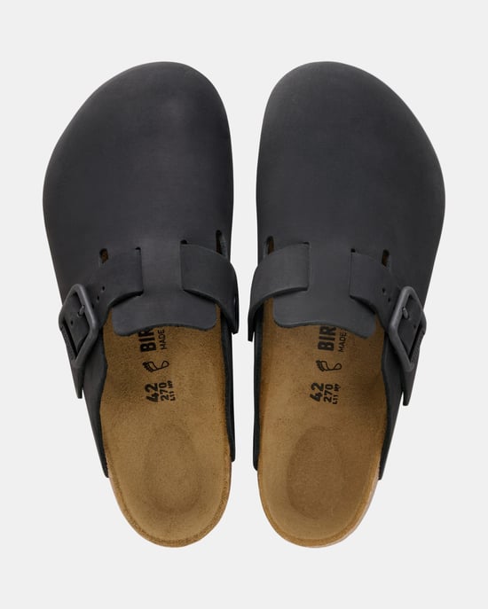 Boston Clogs in Black - Image 3