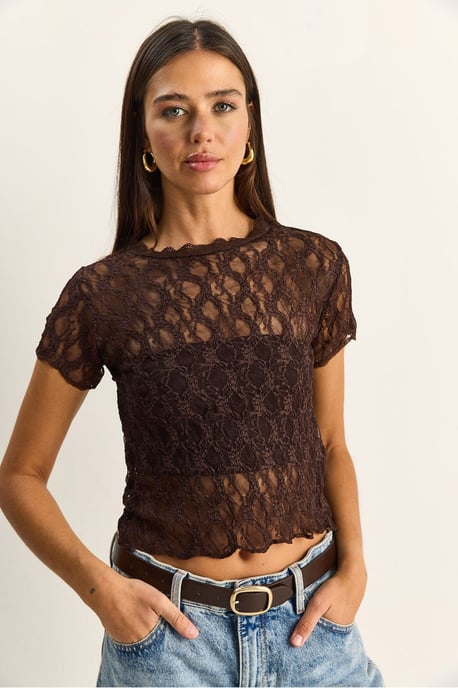 Kanten Crew Neck Blouse - Image 1