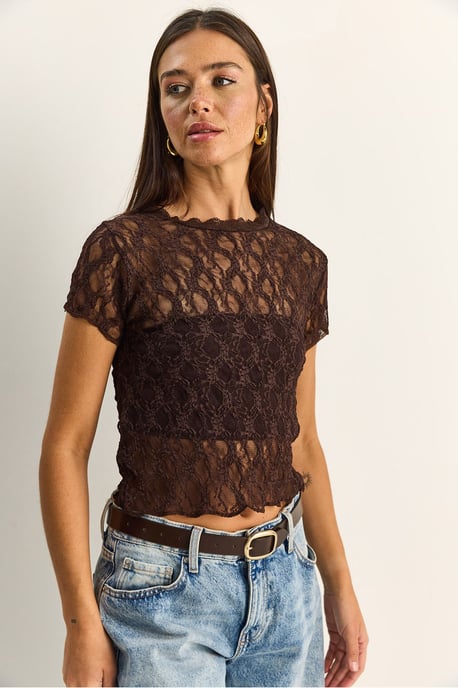 Kanten Crew Neck Blouse - Image 2