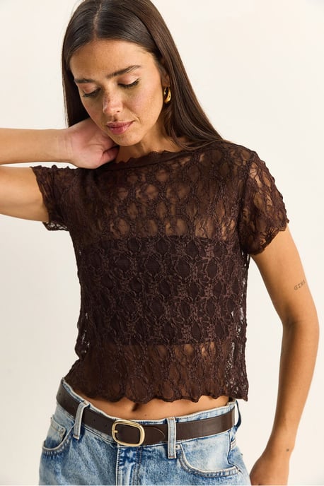 Kanten Crew Neck Blouse - Image 5