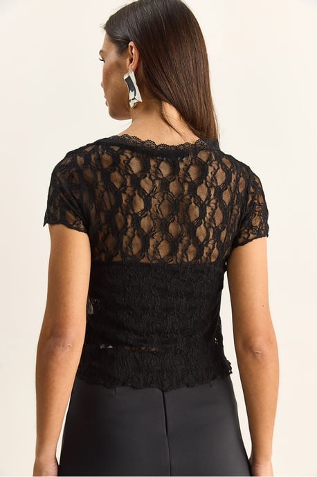 Kant Crew Neck Blouse - Image 6