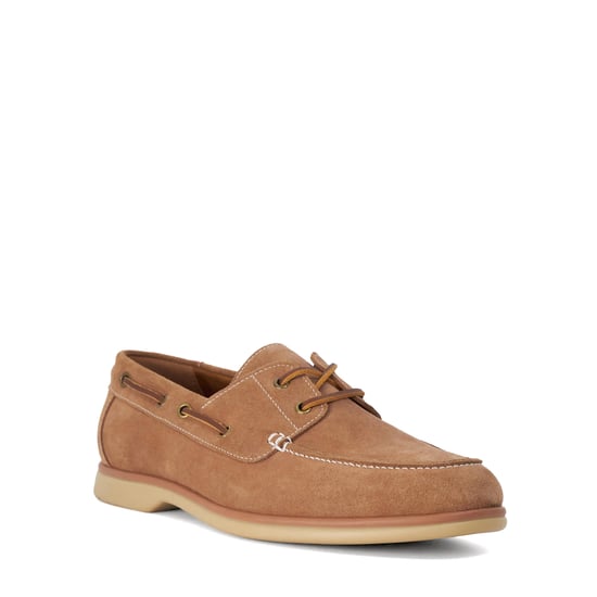 Dune Mens Buoy - Suede Boat Shoes - Image 1
