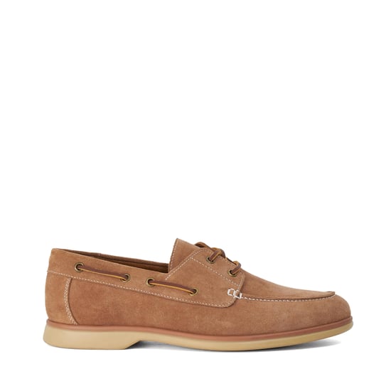 Dune Mens Buoy - Suede Boat Shoes - Image 2