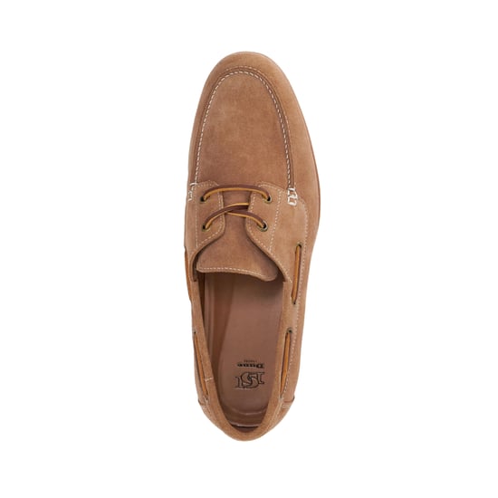 Dune Mens Buoy - Suede Boat Shoes - Image 4